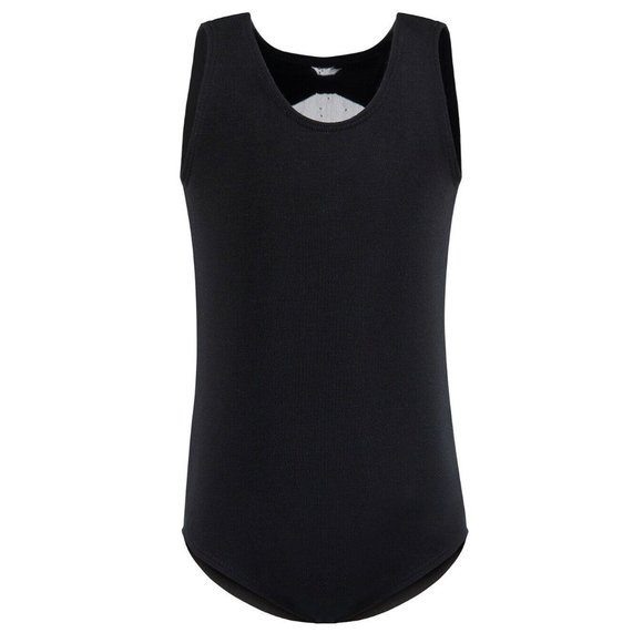 Flo Dance wear Little & Big Girls Triple Bow-Back Tank Leotard Size L - Picture 1 of 2